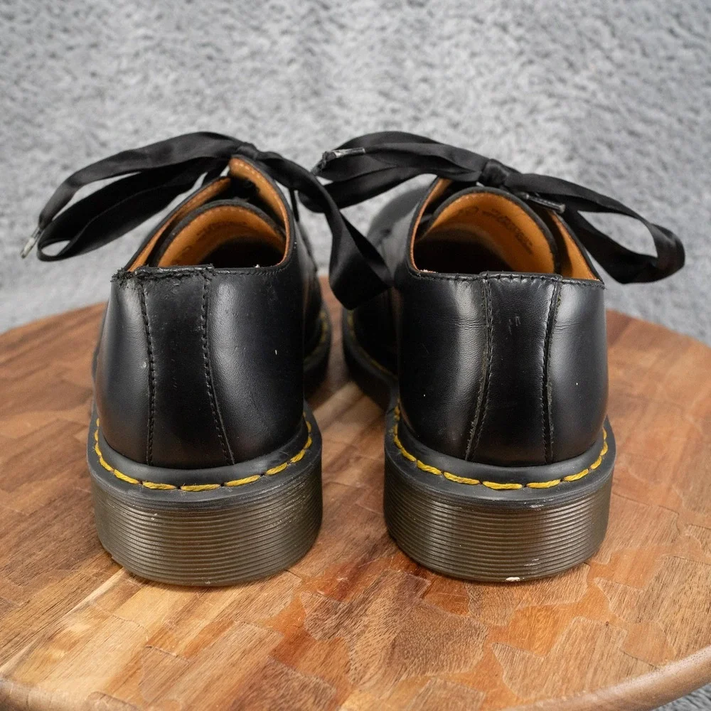 Dr. Martens 1925 Steel Toe Oxford Mens Size 6 Black Good Leather 5400 PW